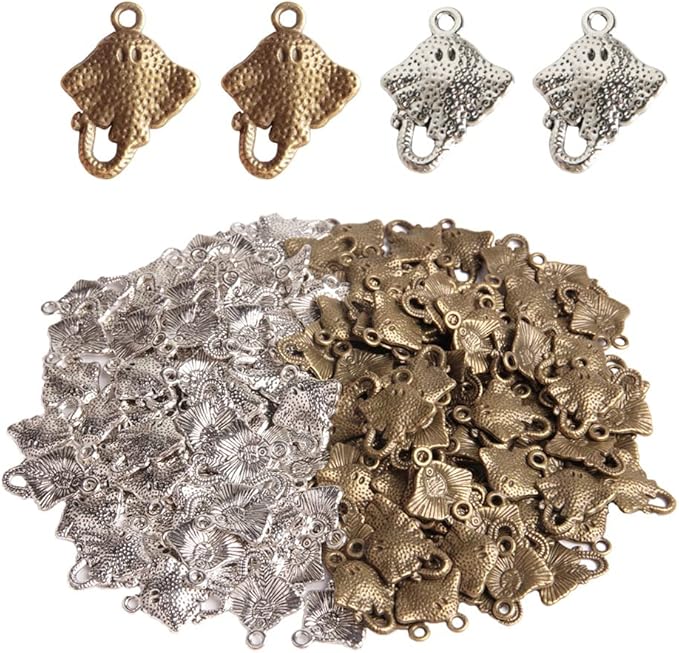 Wixine 100個 スティングレイ チャーム